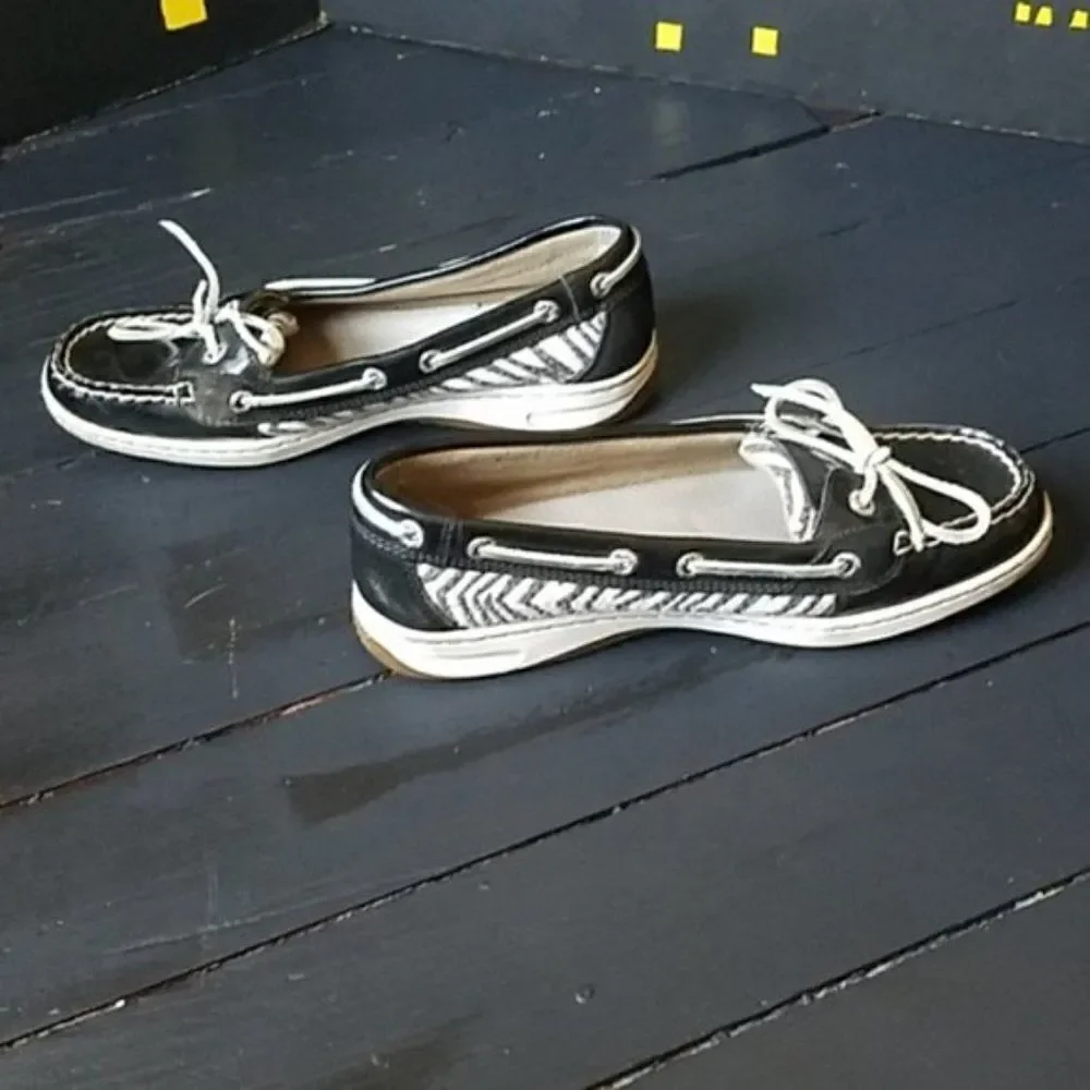Sperry topsider Zebra Print shoes
